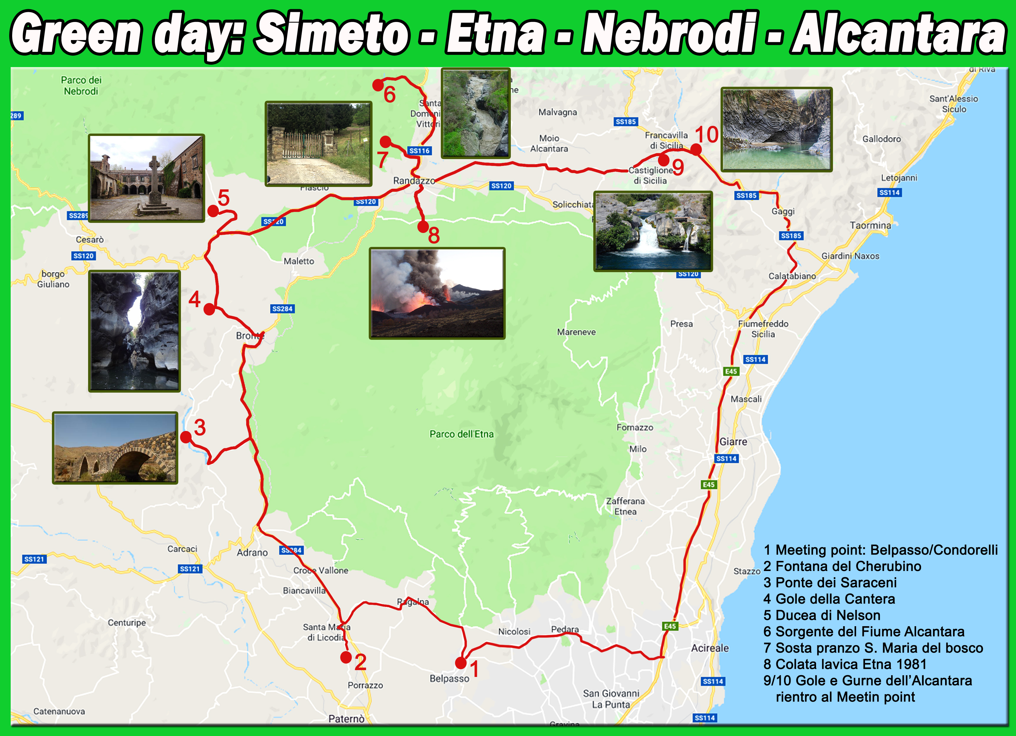 Simeto Nebrodi Etna e Alcantara